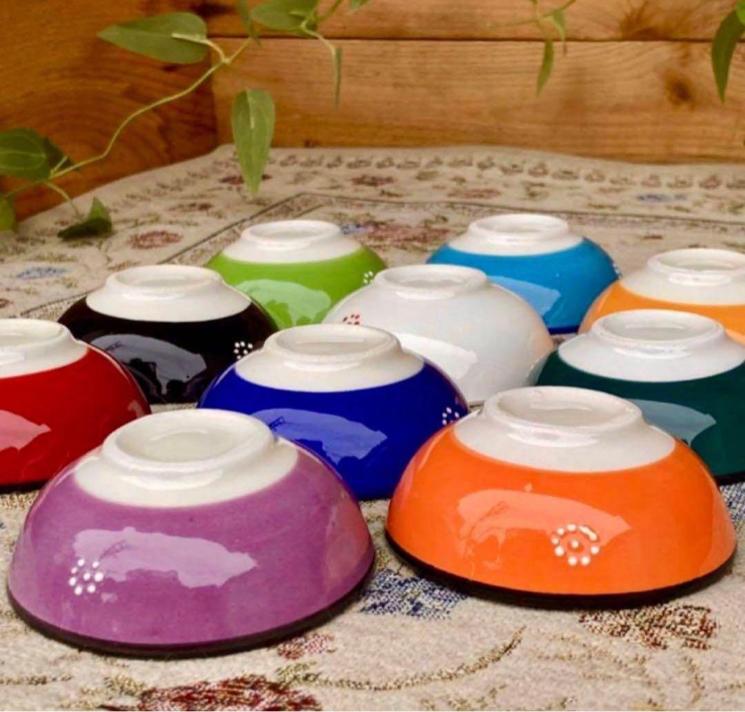 10個セット‼︎【トルコ】ハンドメイド ボウル 小物入 キュタフヤ陶器 小皿 小鉢
