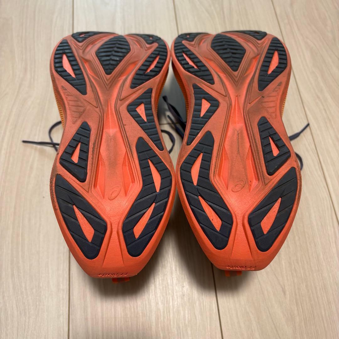 ASICS SUPERBLAST 2 26.5cm グレー/オレンジ