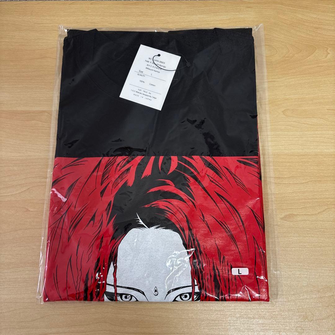 【GAIN】hide x 上條淳士 コラボTシャツ　新品未開封