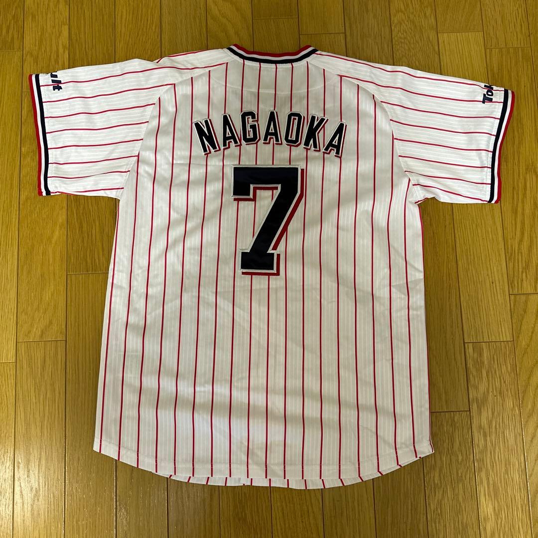 ヤクルトスワローズ 長岡秀樹 #7 Sサイズ ユニフォーム