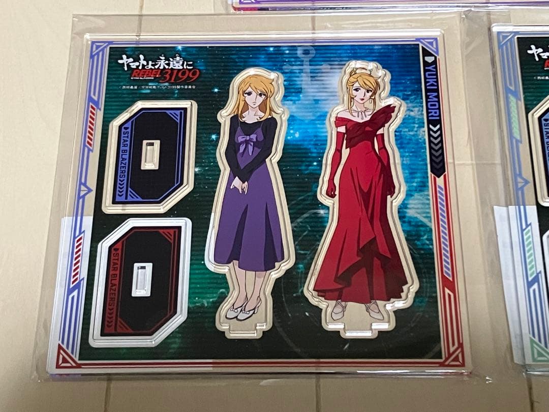 ヤマトよ永遠に REBEL3199 アクリルスタンド 古代進 アルフォン 森雪等
