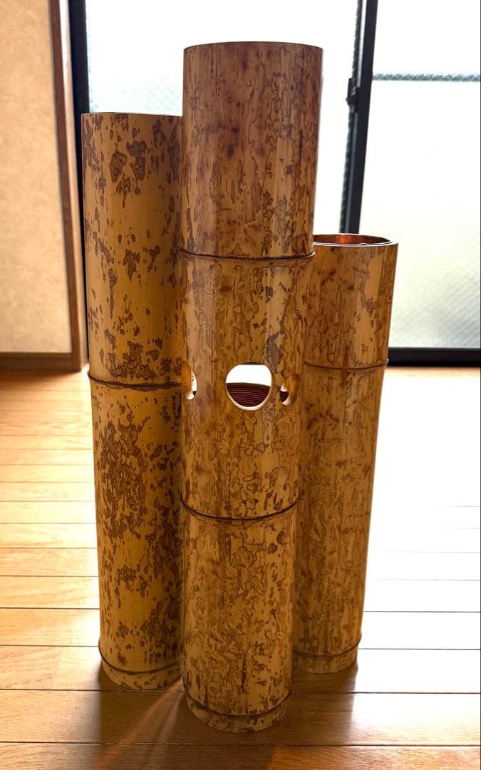 53 斑竹のデザイン三管セット