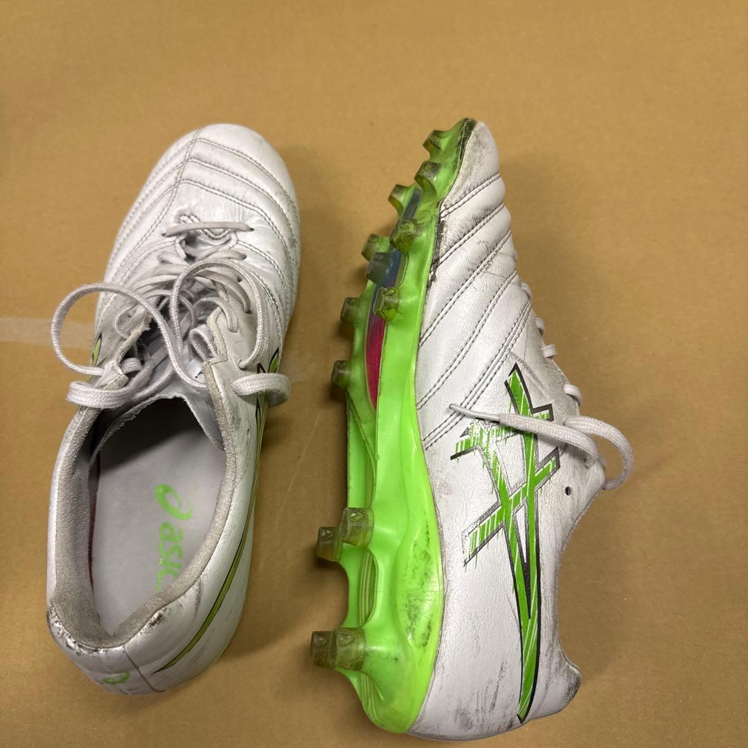ASICS DS LIGHT pro3ホワイト/グリーン サッカーシューズ