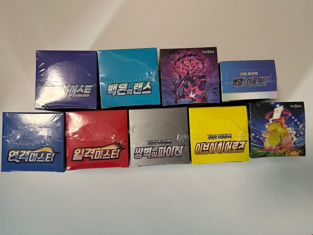 ポケモンカード 韓国版 未開封シュリンク付き イーブイヒーローズ他
