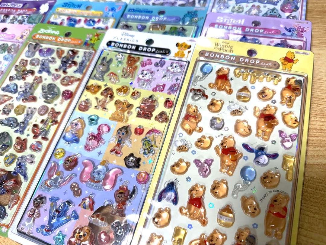 【正規品】ボンボンドロップシール サンリオ第2段 ディズニー 大 コンプリート
