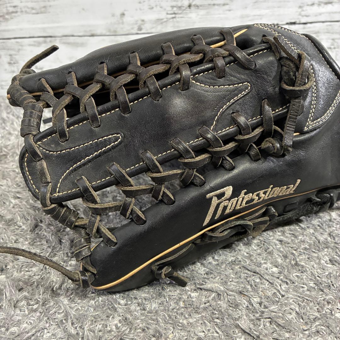 【良品】ミズノ プロフェッショナル イチローモデル 軟式 外野手 左投 ビッグM