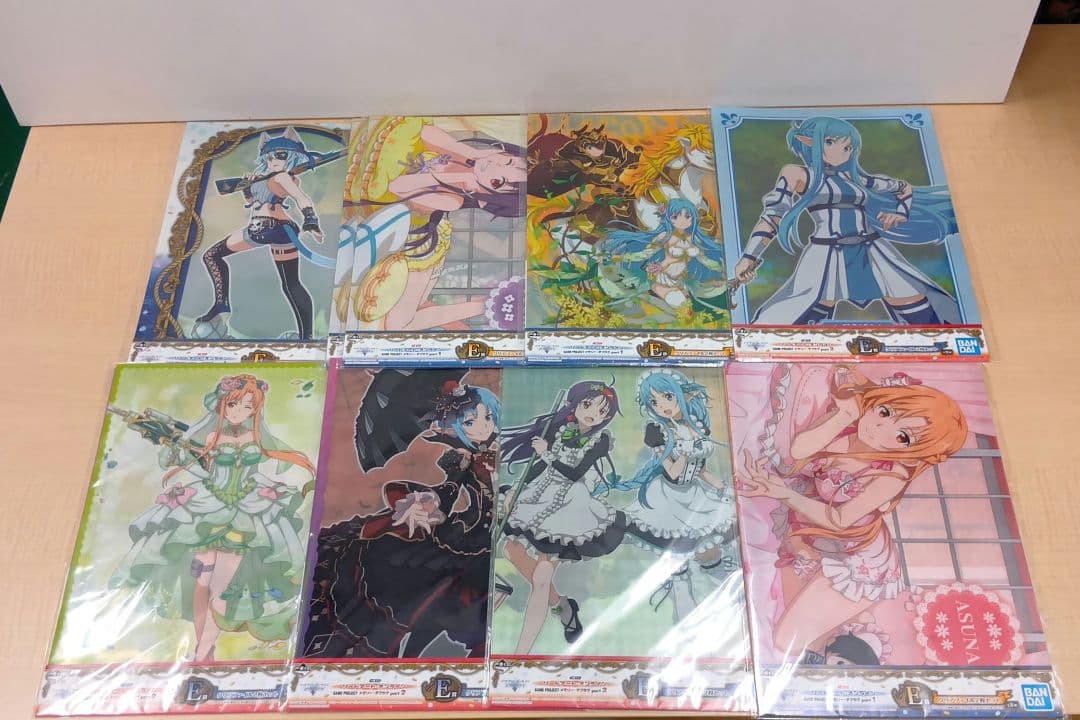❶ソードアート・オンライン 一番くじ 入場特典 クリアファイルなど まとめ売り