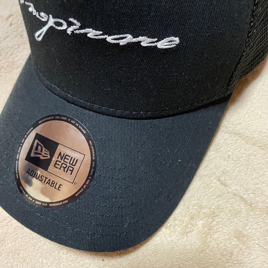 エバーグリーン new era インスピラーレ　ブラック　メッシュキャップ