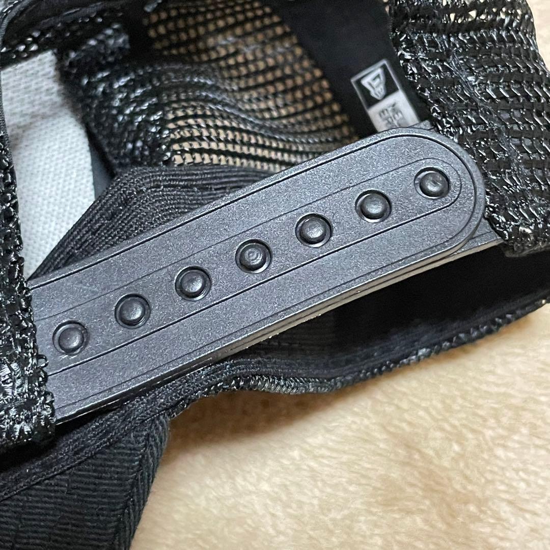 エバーグリーン new era インスピラーレ　ブラック　メッシュキャップ