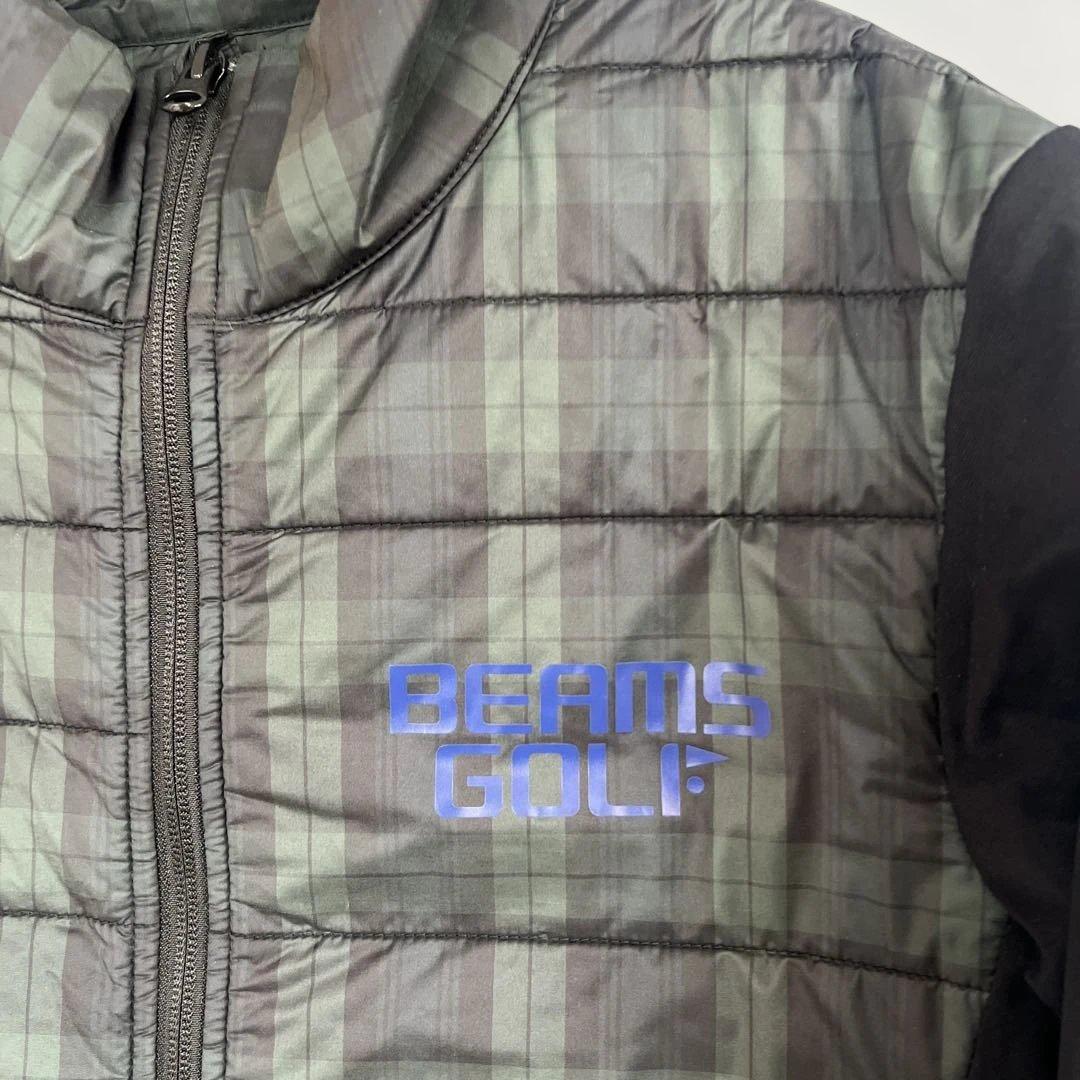 BEAMS GOLF チェック柄中綿ジャケットMサイズ