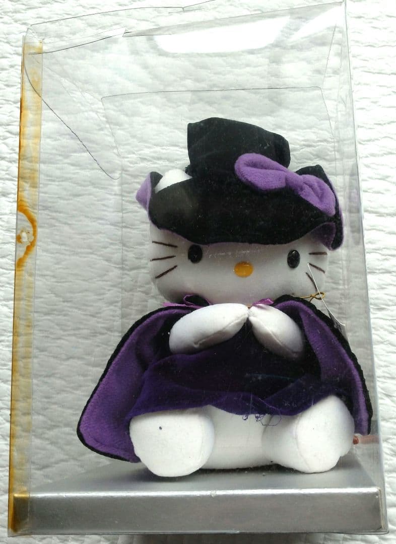 【レア】サンリオ ハローキティ 魔女 黒 ぬいぐるみ 箱あり