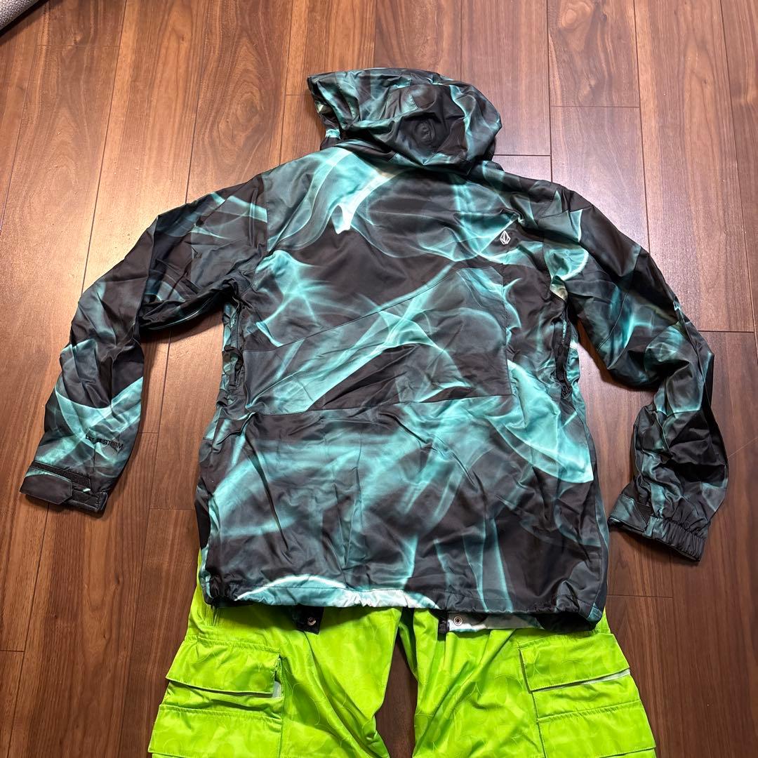 VOLCOM スノーボードウェア ブラック/グリーン