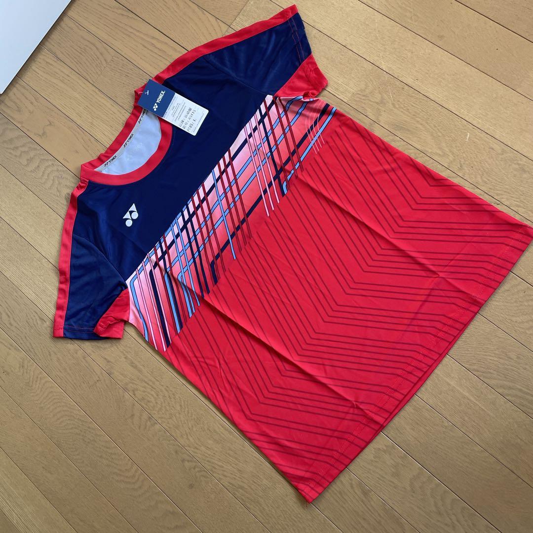 ヨネックス　YONEX テニス＆バドミントン　ゲームウェア　新品　Lレッド