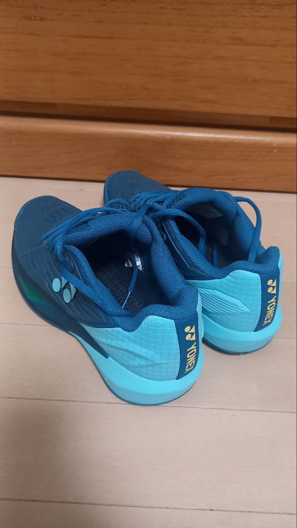 YONEX テニスシューズ SHTE5MACブルー×グリーン
