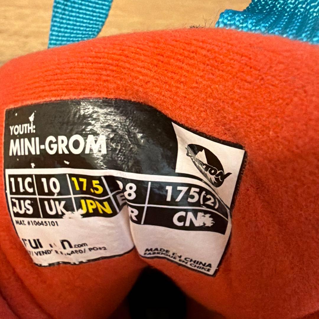 Burton 子供用スノーボードブーツ 17.5センチ