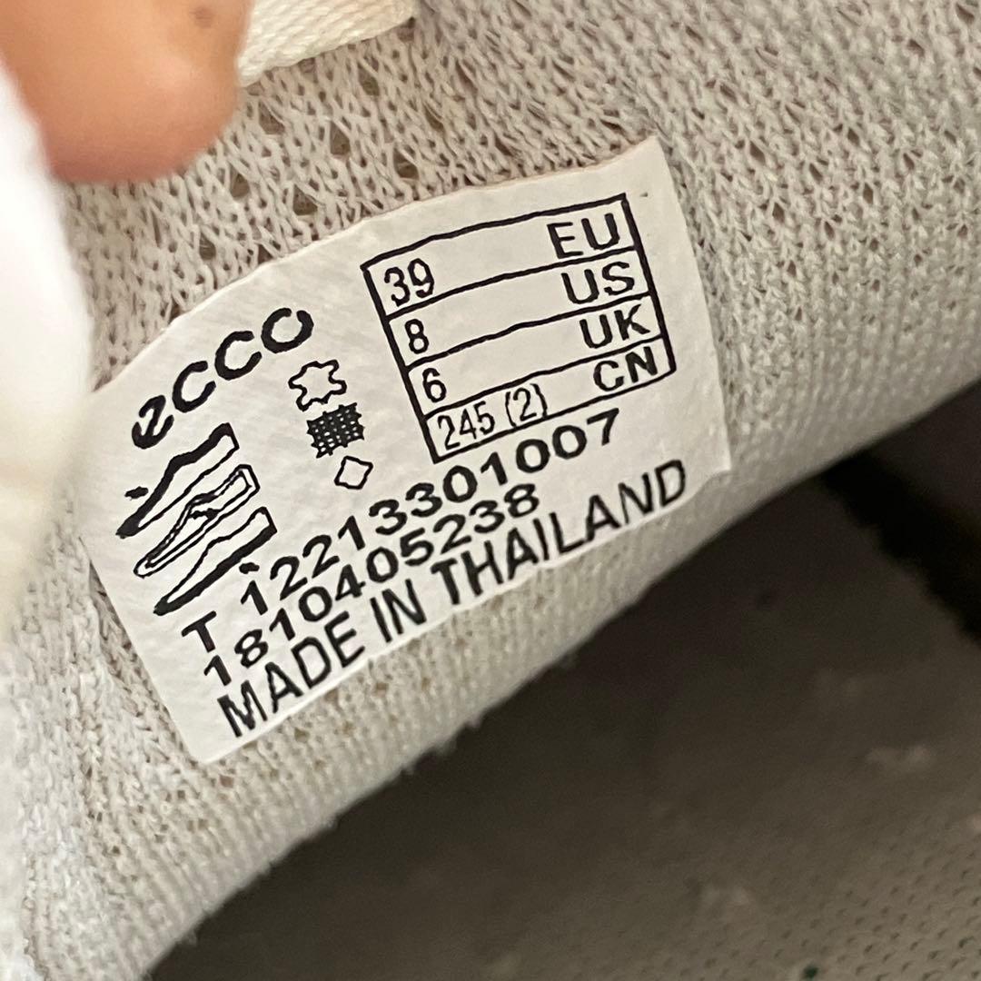 （K25836）ecco エコー ゴルフシューズ EU39（約24.5㎝）