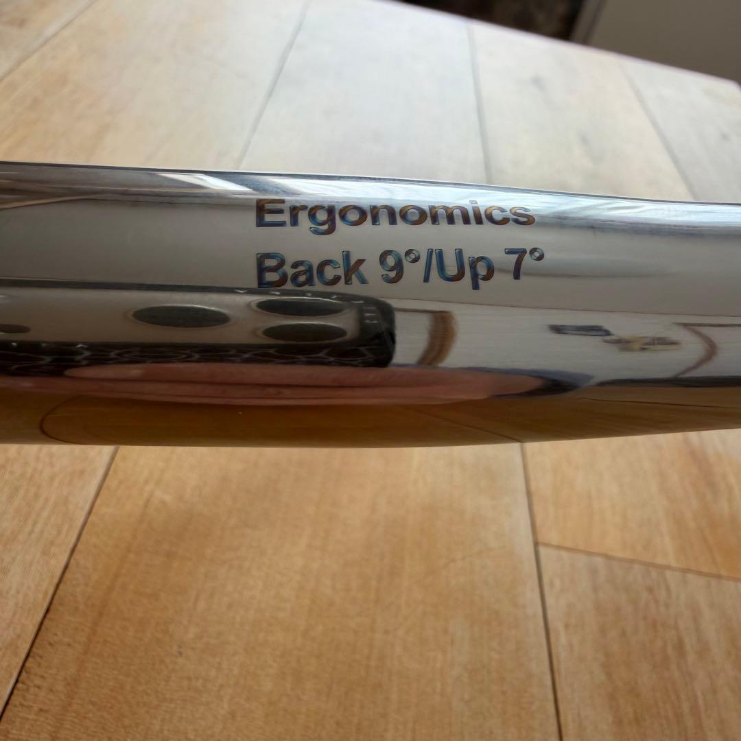 H&H Titanium Ergonomics Flatbar【Polish】