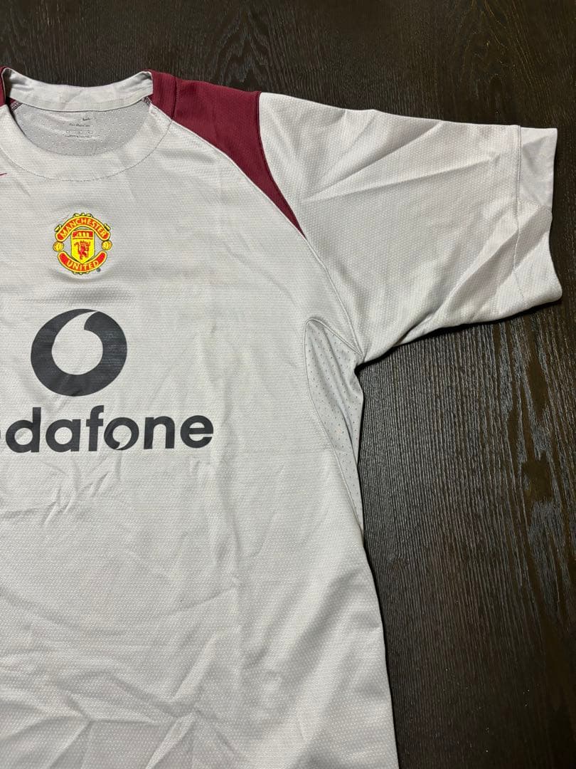 ◾️マンチェスターユナイテッド シャツ vodafone グレーL