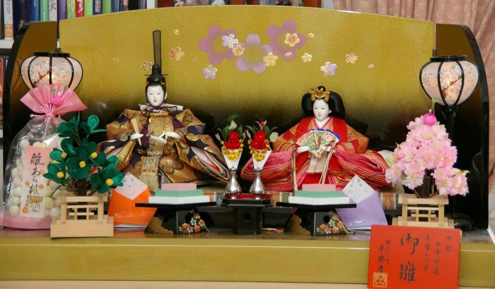 【美品】雛人形セット 親王飾り