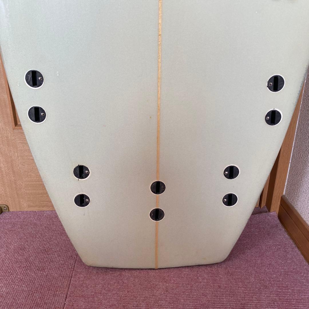 SOLID ショートボード 5'2”グレー
