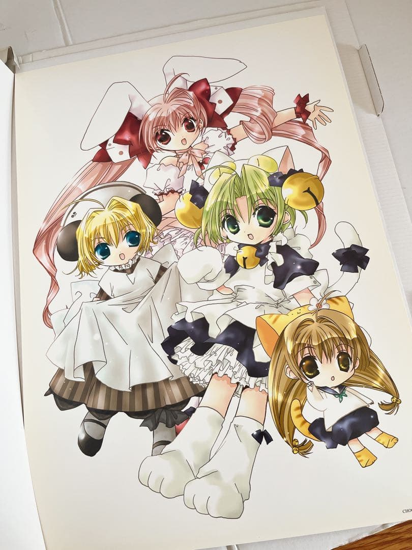 デ・ジ・キャラットCHOCOLA 2002画集＋クリアポスターセット