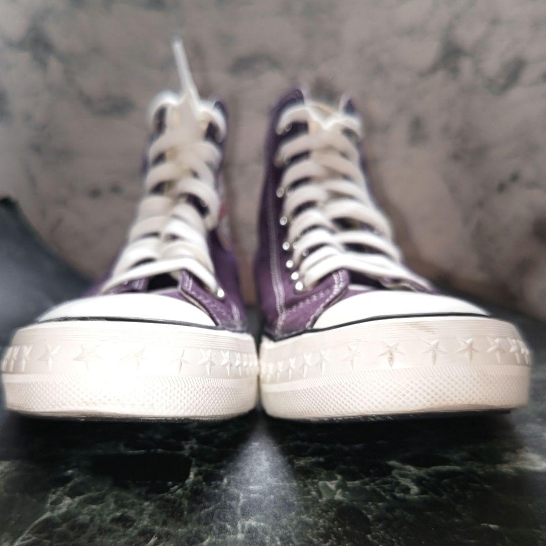 だっふぃ様　CONVERSE ADDICT COACH HI パープル