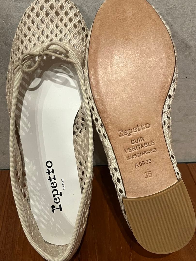 repetto ⭐︎サンドリオンメッシュ　フラット　シューズ