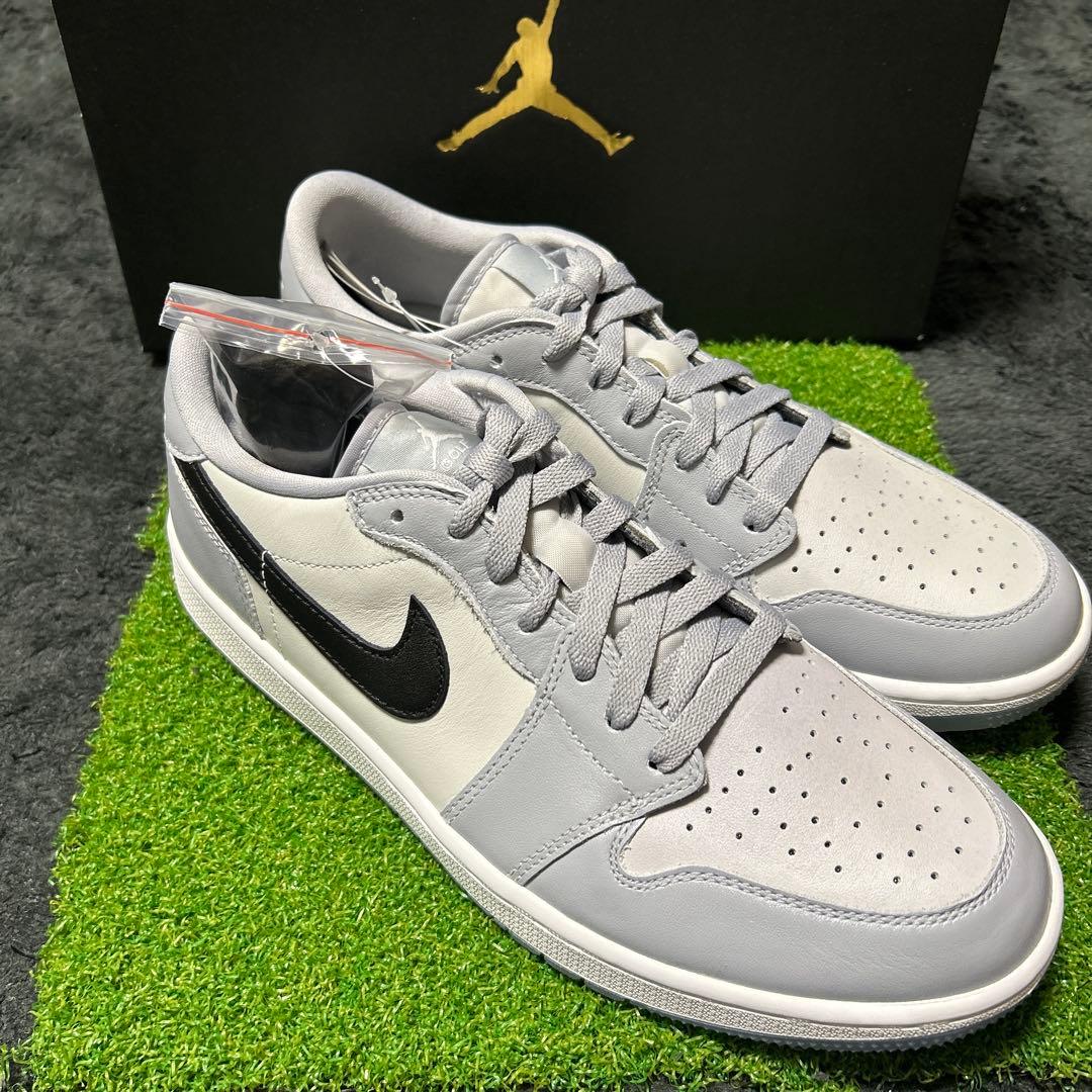 NIKE エアジョーダン 1 LOW G ウルフグレー