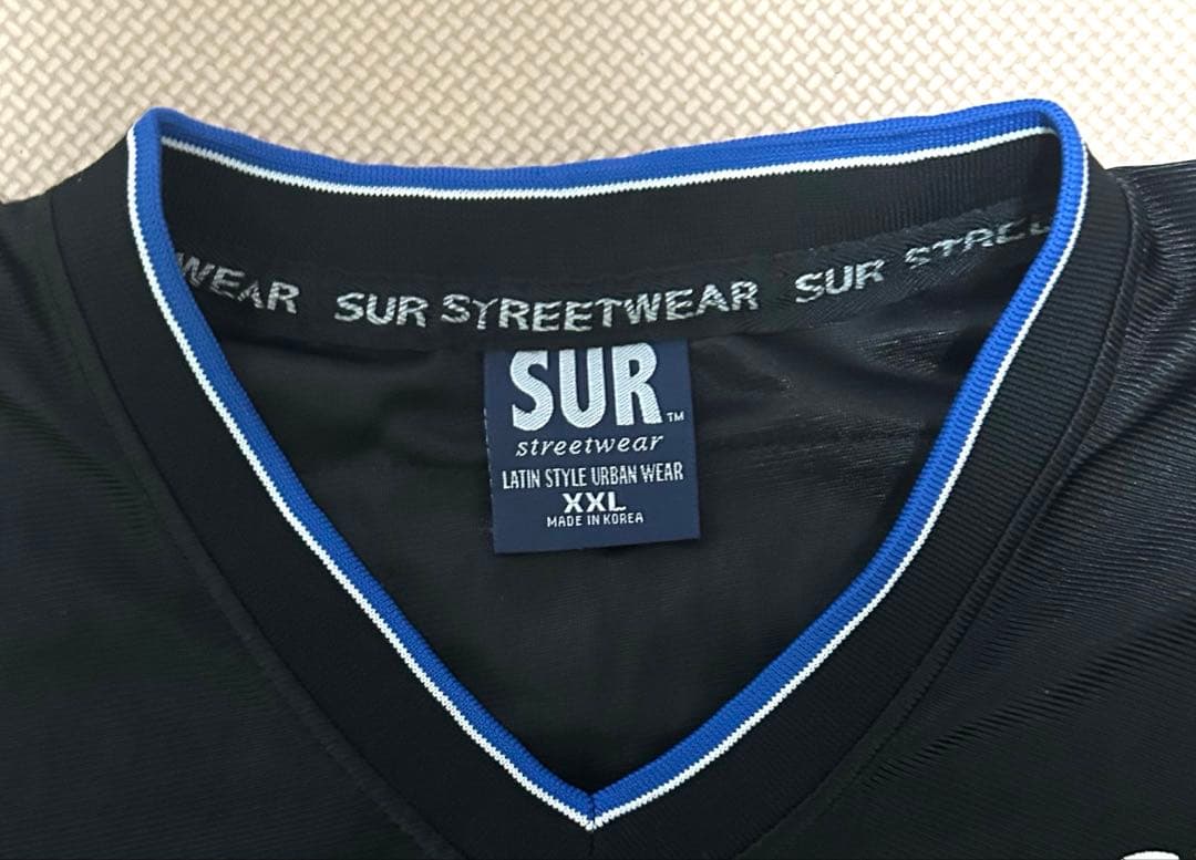 希少　SUR STREET WEAR フットボールシャツ