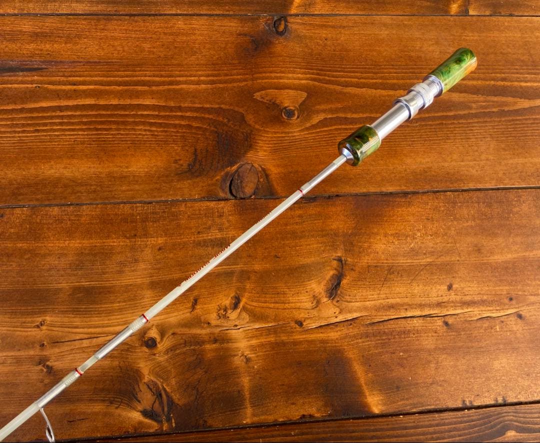新品未使用　トラウトロッド　4ft10inc グラスロッド スタビライズドウッド
