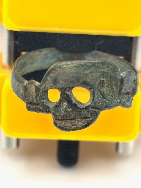 1914’s★ ドイツ帝国陸軍 ★初期 Skull Ring★部隊支給★ WW1