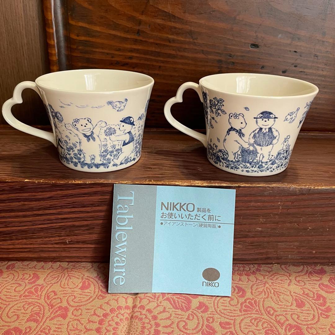 未使用　NIKKO ニッコー　テディーズ　マグカップ　サンドイッチトレー　セット