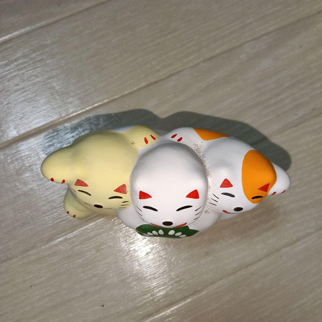 工房 輪葉葉　 招き猫 　三兄弟