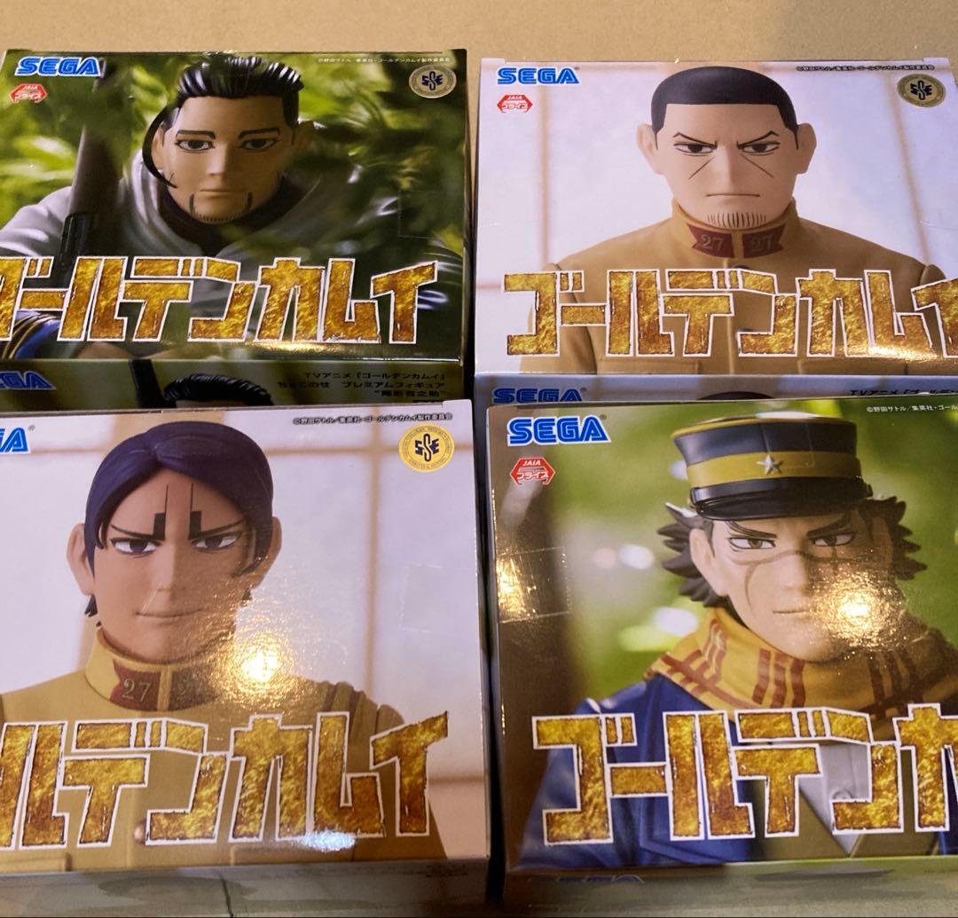 ゴールデンカムイ ちょこのせ4体セット　杉元佐一/尾形百之助/鯉登少尉/月島軍曹