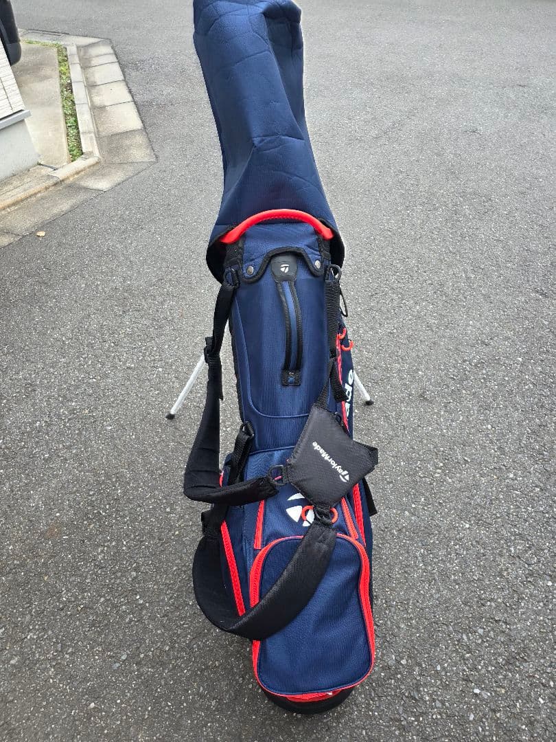 TaylorMade スタンドバッグ ネイビー/レッド