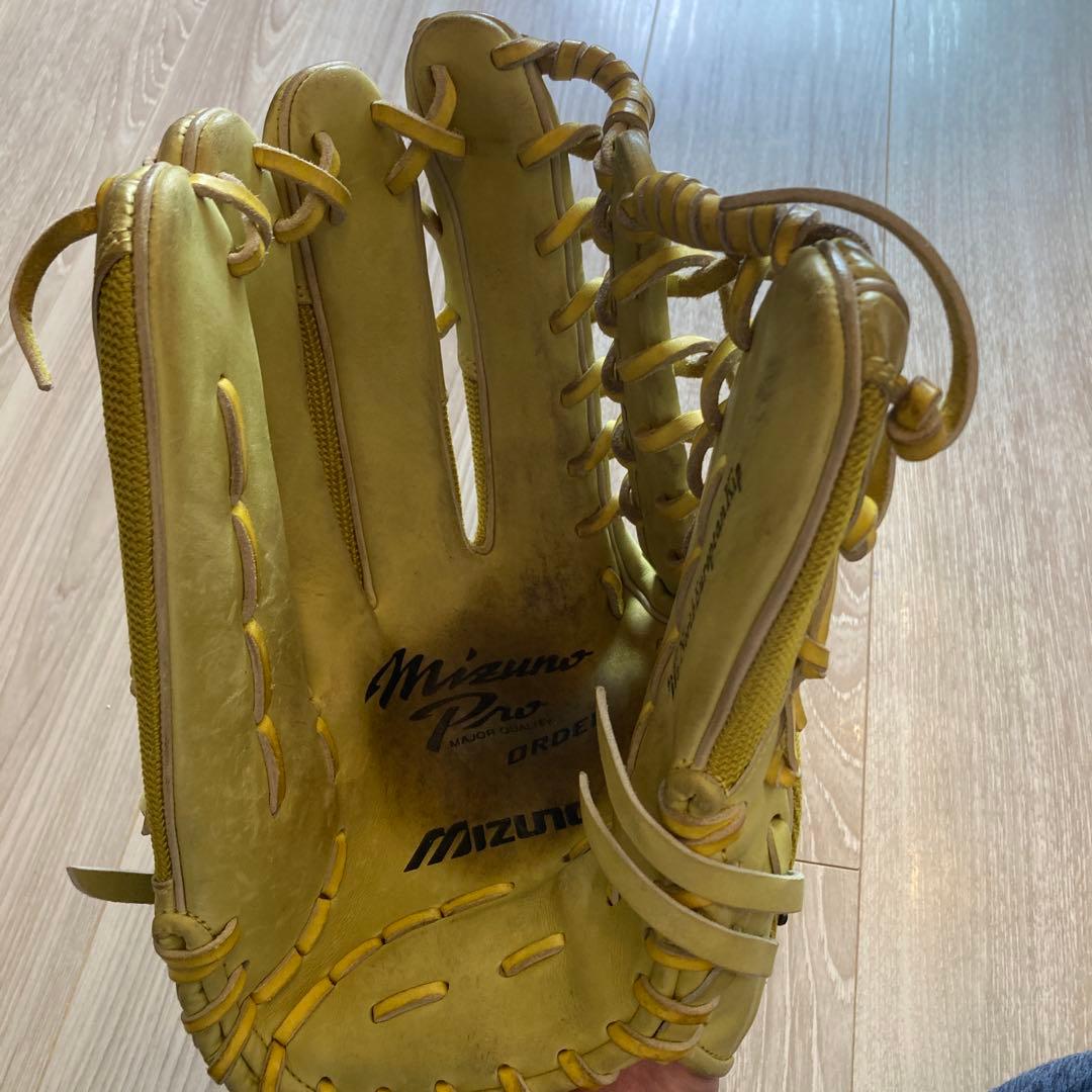 硬式グラブ　オーダー　Mizuno Pro 左