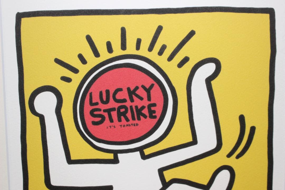 キース・ヘリング【Lucky Strike】エスタンプリトグラフ 30/250