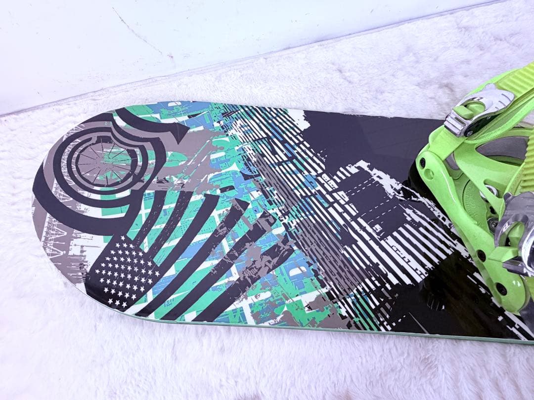 初心者おすすめ PALMER ZEBRA ROCK154cm スノーボードセット