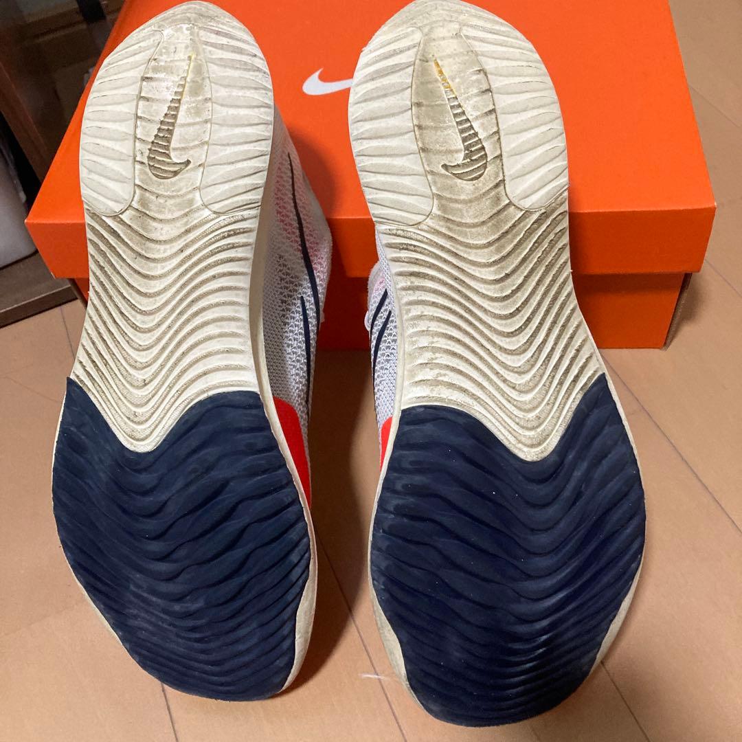 Nike ZoomX ストリークフライ ランニングシューズ ホワイト/オレンジ
