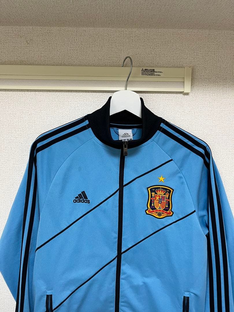 adidas スペイン代表 トラックジャケット 水色
