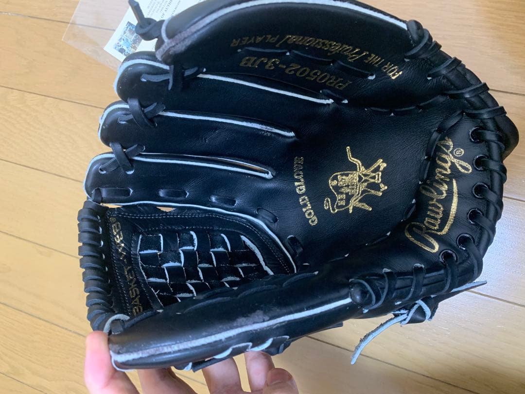 ヤンキース　Orlando hernandez 直筆サイン入りグローブ　支給品