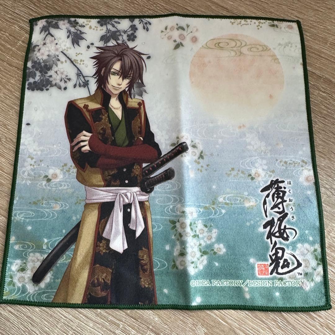 薄桜鬼　沖田総司　カラコレ　缶バッジ　メガネ拭き　タペストリー　セット