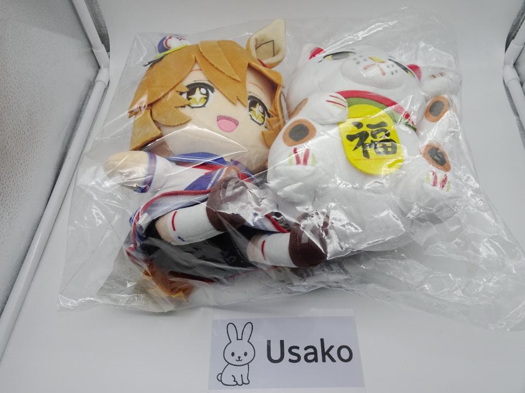 ウマ娘 プリティーダービー ぬいぐるみ マチカネフクキタル＆にゃーさんポーチ