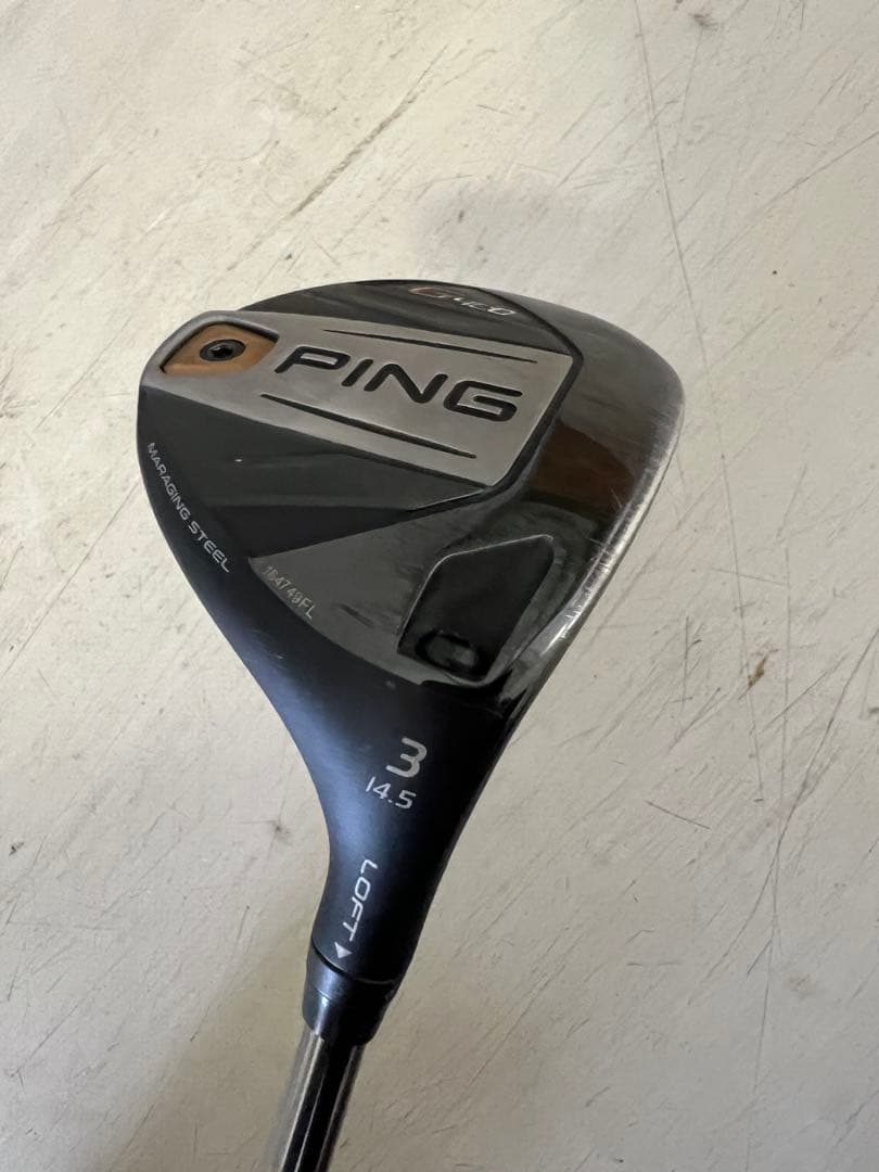 PING G400 3番ウッド 純正シャフト75 S