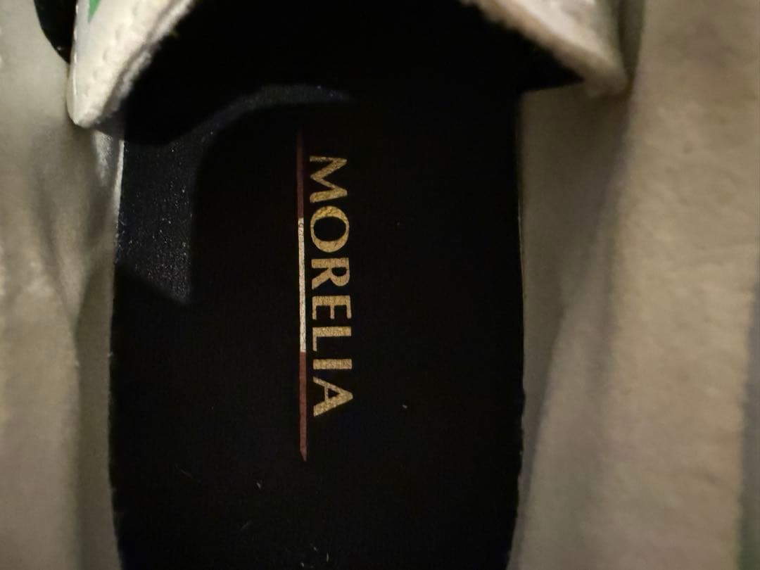 激安‼️Mizuno Morelia サッカーシューズ ホワイト/グリーン