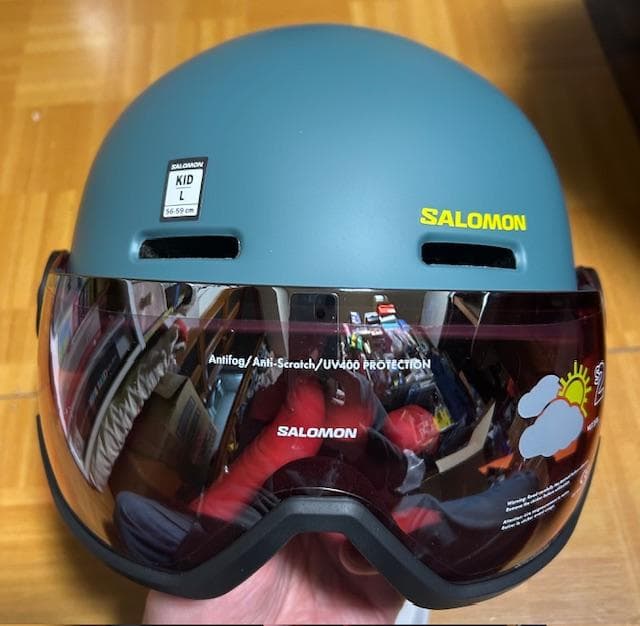 新品在庫処分SALOMONORKAVISORノースアトバイザーヘルメット27%引