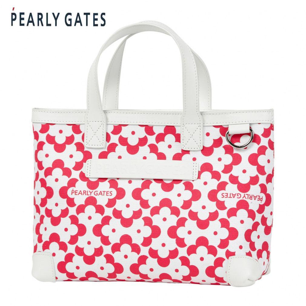 ○★新品未使用　PEARLY GATES　ジオメトリック花柄カートバッグ　ピンク