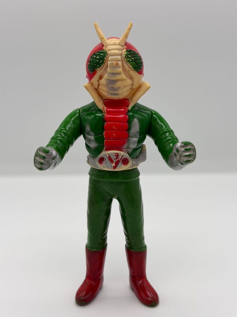 当時物　ポピー 仮面ライダーV3 ソフビ 石ノ森章太郎