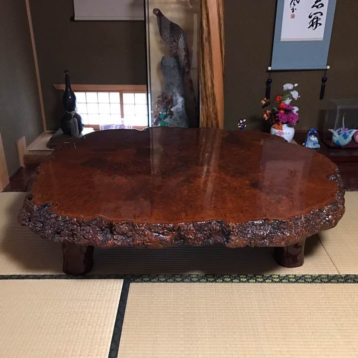 紅葉の座卓