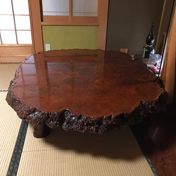 紅葉の座卓
